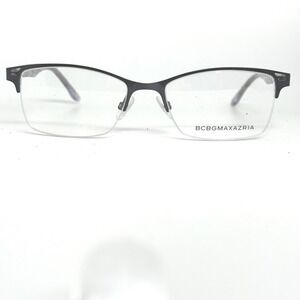 BCBGMAXAZRIA Milena Blue Nightfall Eyeglasses Frames 52 17 130mm Women's